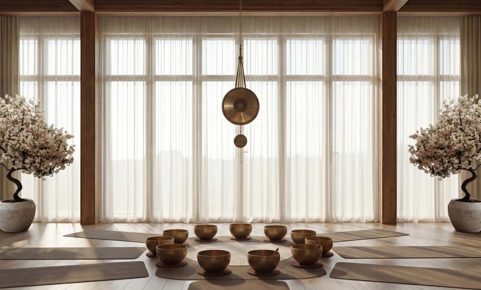 Yoga, meditação e sound bath